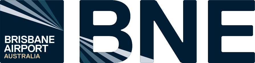 Brisbane Airport Logo in dark blue