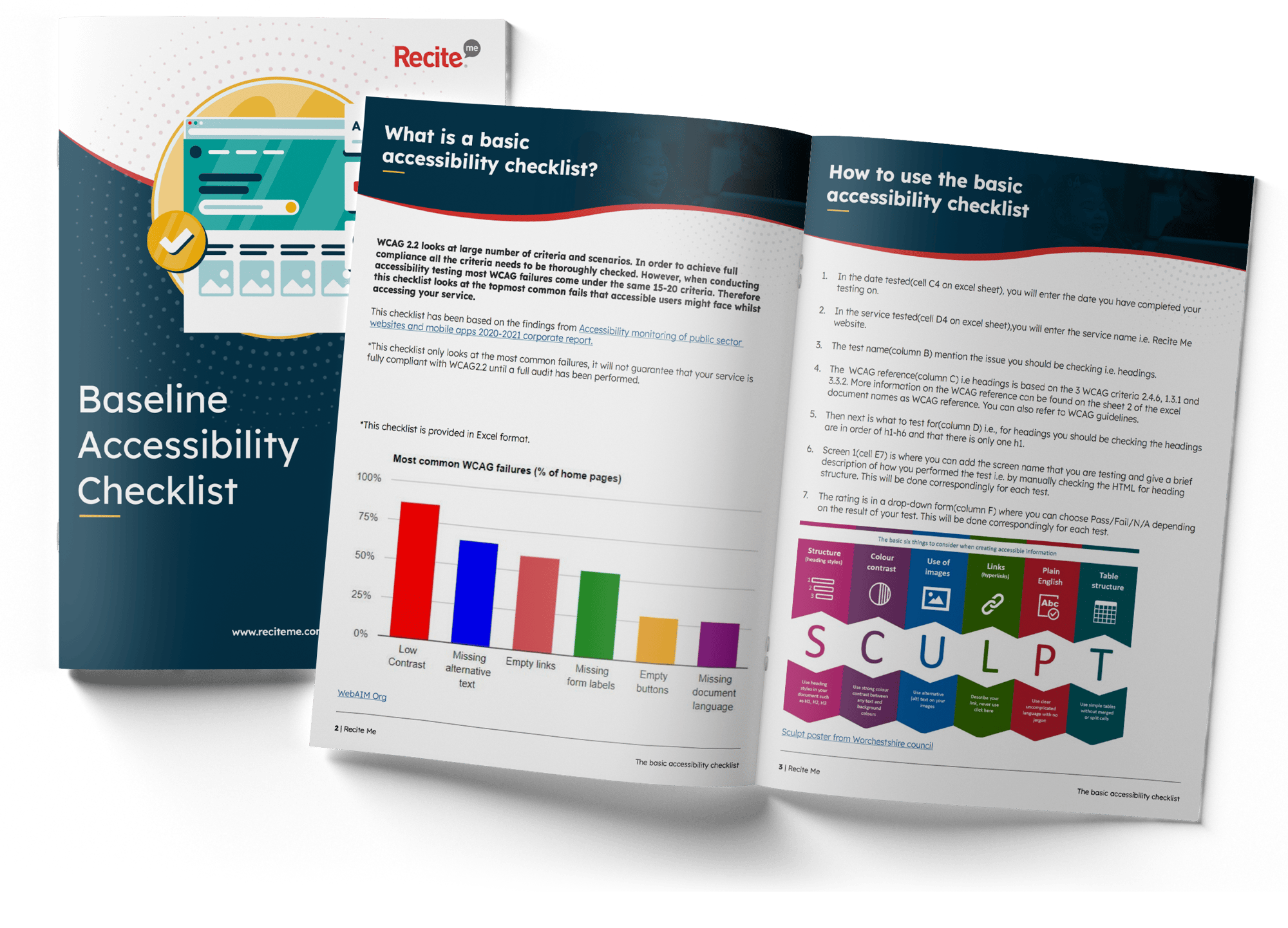 Basic Accessibility Checklist Mock-up