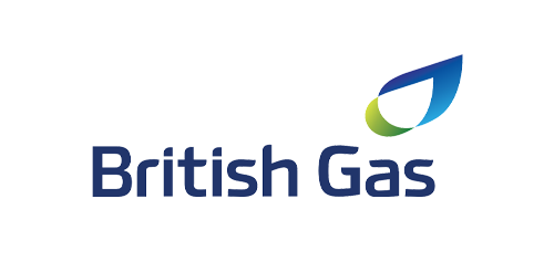 A picture of the British Gas logo.
