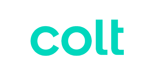 A picture of the Colt logo.