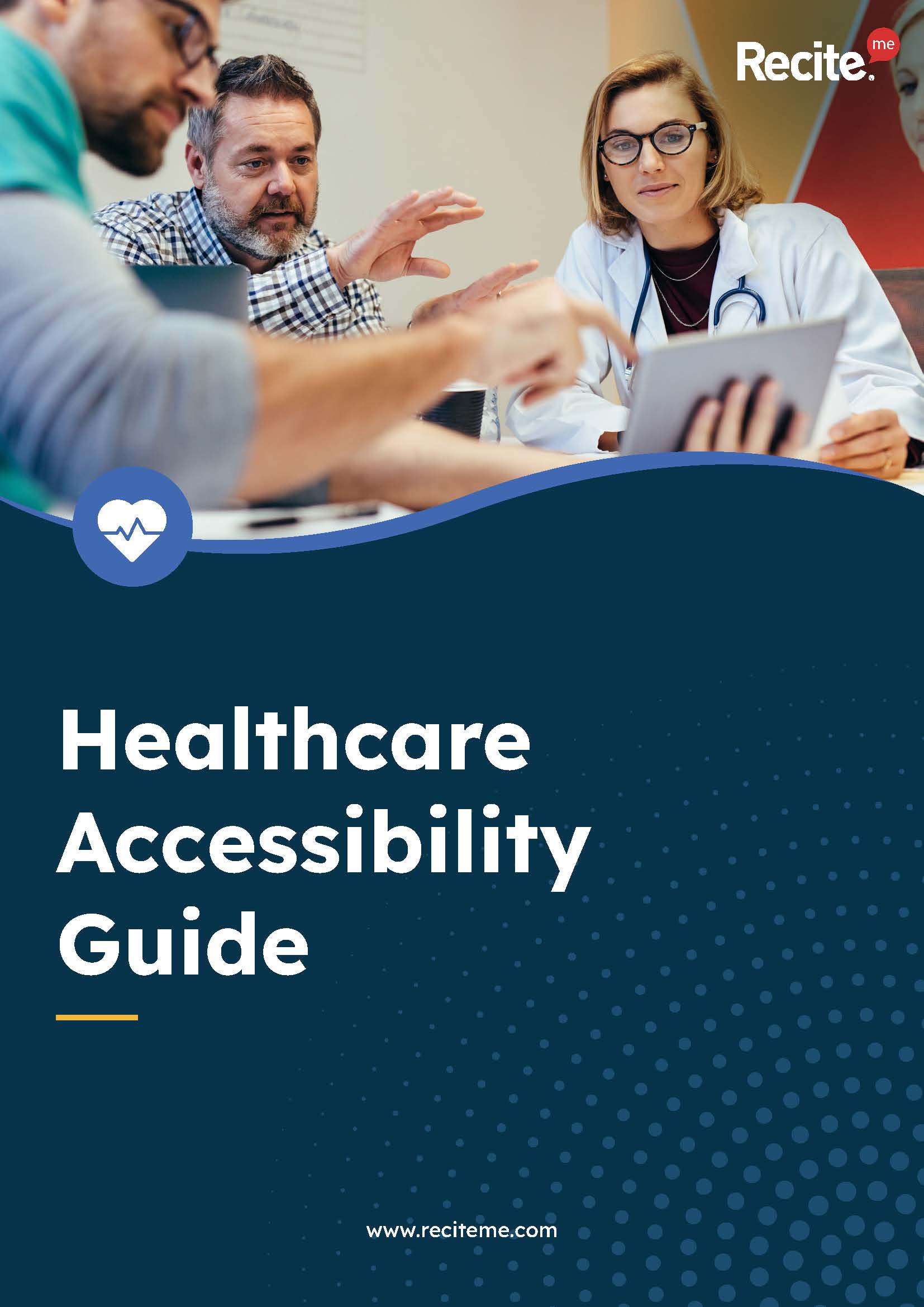 Cover page from Healthcare Accessibility Guide