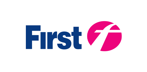 A picture of First Rail's logo.