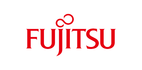 A picture of the Fujitsu logo.