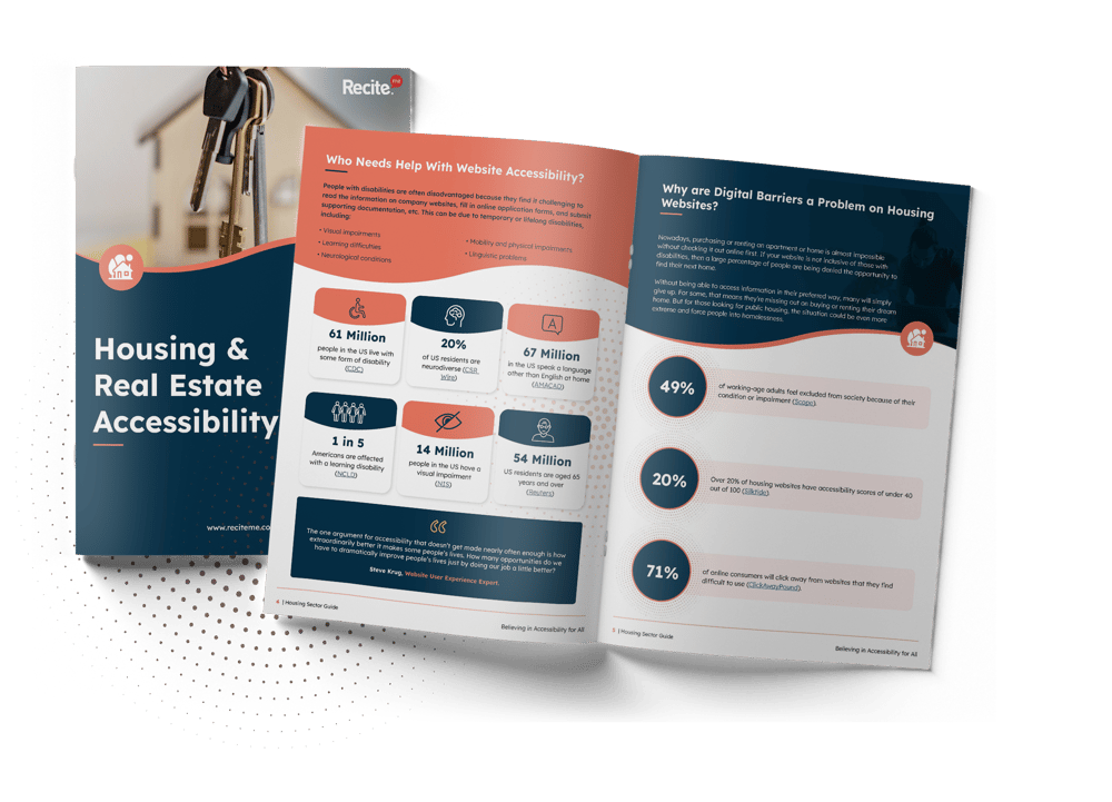 Housing Sector Guide mockup