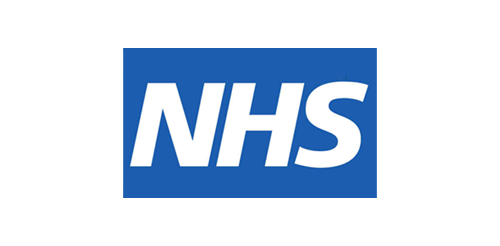 A picture of the NHS logo.