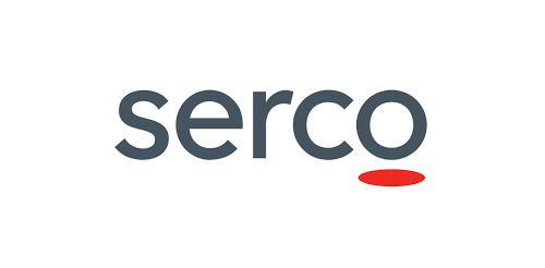 A picture of the Serco logo.