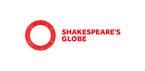 A picture of Shakespeare's globe logo.
