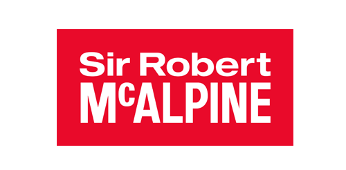 A picture of the Sir Robert McAlpine logo.
