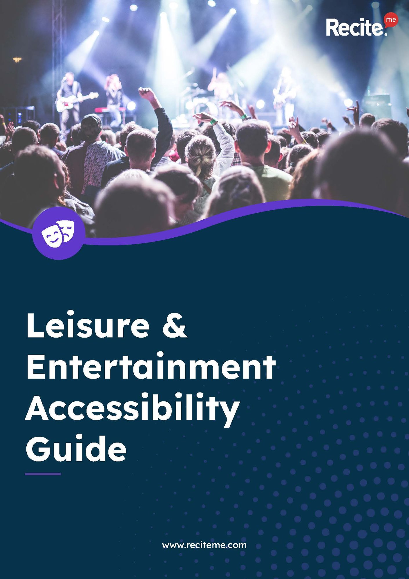Cover page of Leisure & Entertainment Accessibility Guide