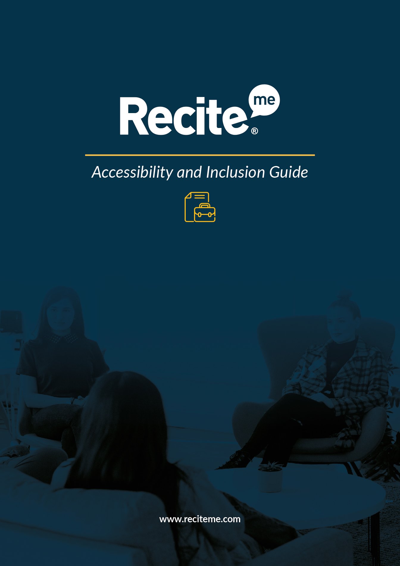 Front cover of the Accessibility and Inclusion Guide