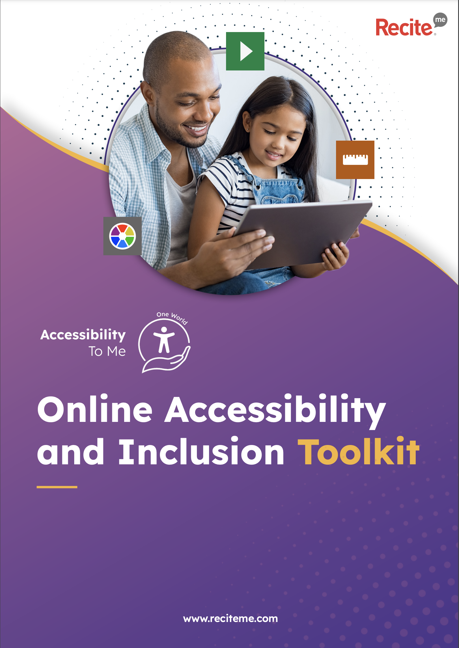 Front cover of the Online Accessibility and Inclusion Toolkit