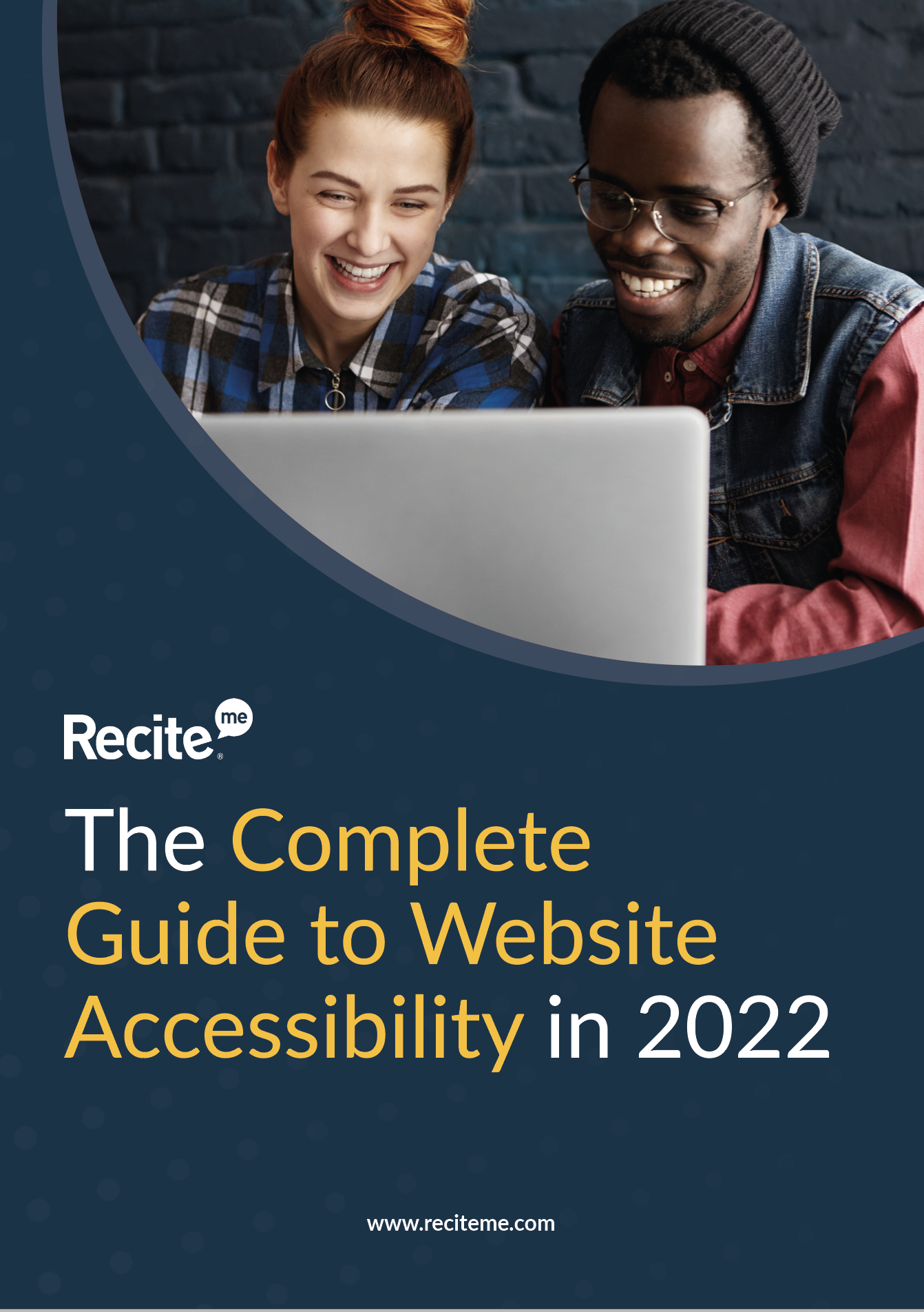 Front cover of the Guide to Website Accessibility in 2022